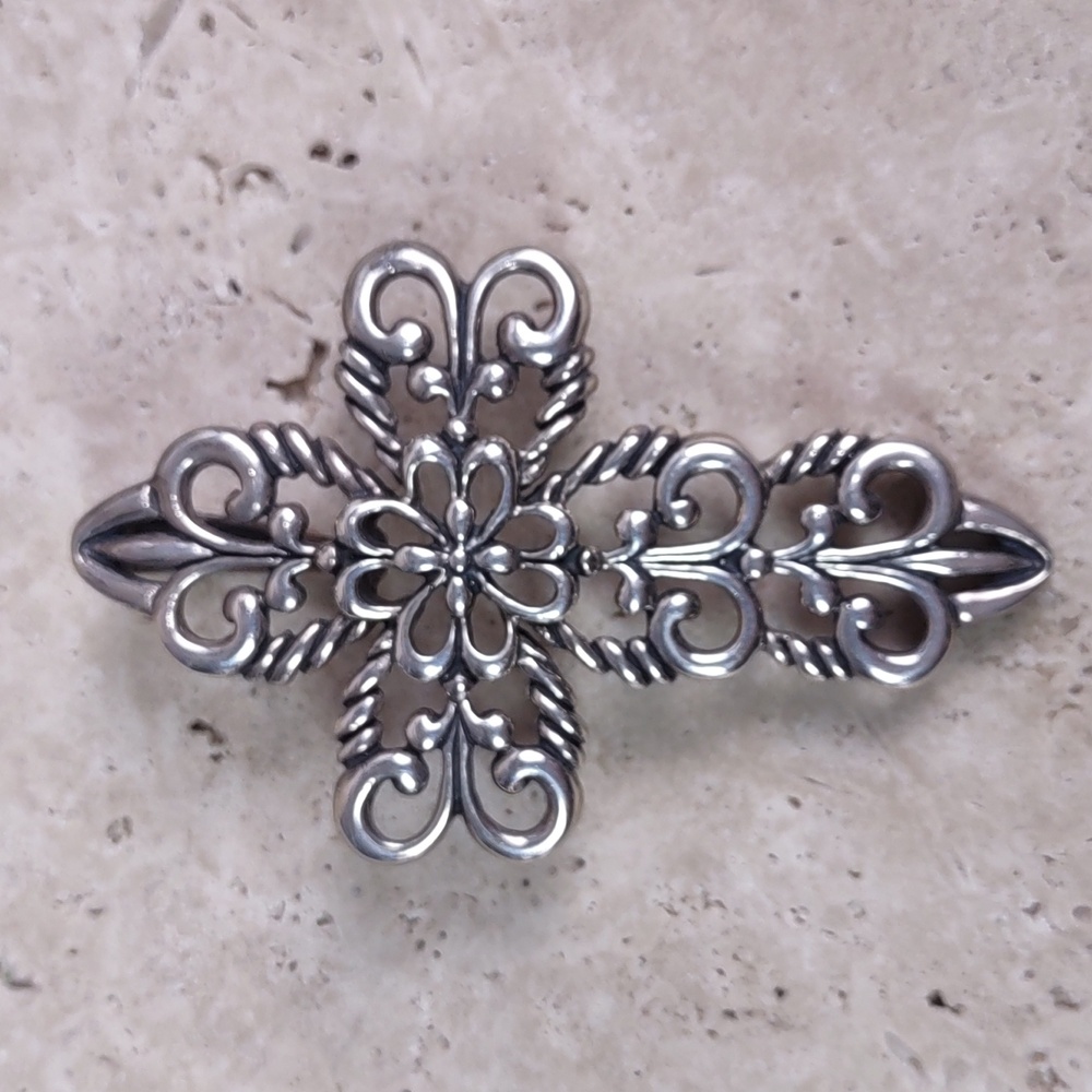Carolyn Pollack Sterling Silver Cross Enhancer Pendant